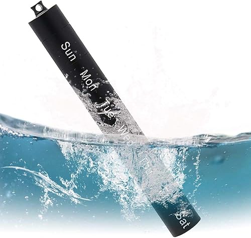 Miniatura 9 de Pastillero organizador de pastillas, 7 compartimentos, contenedor impermeable para medicamentos de emergencia, soporte para pastillas diarias, caja