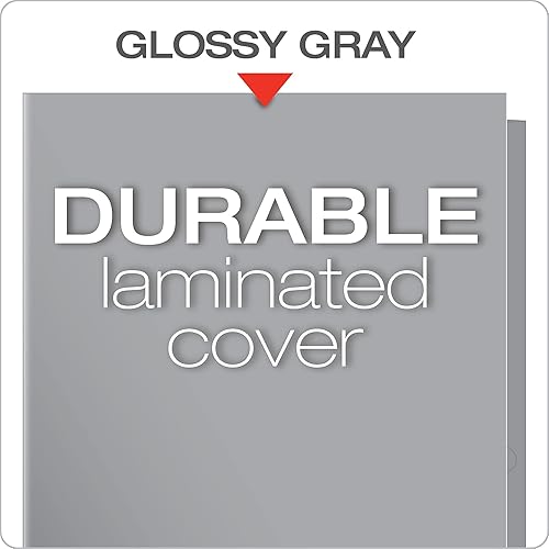 Vista 41 de Oxford carpetas laminadas con capacidad para 100 hojas, con dos bolsillos, 25 unidades (51704), Negro