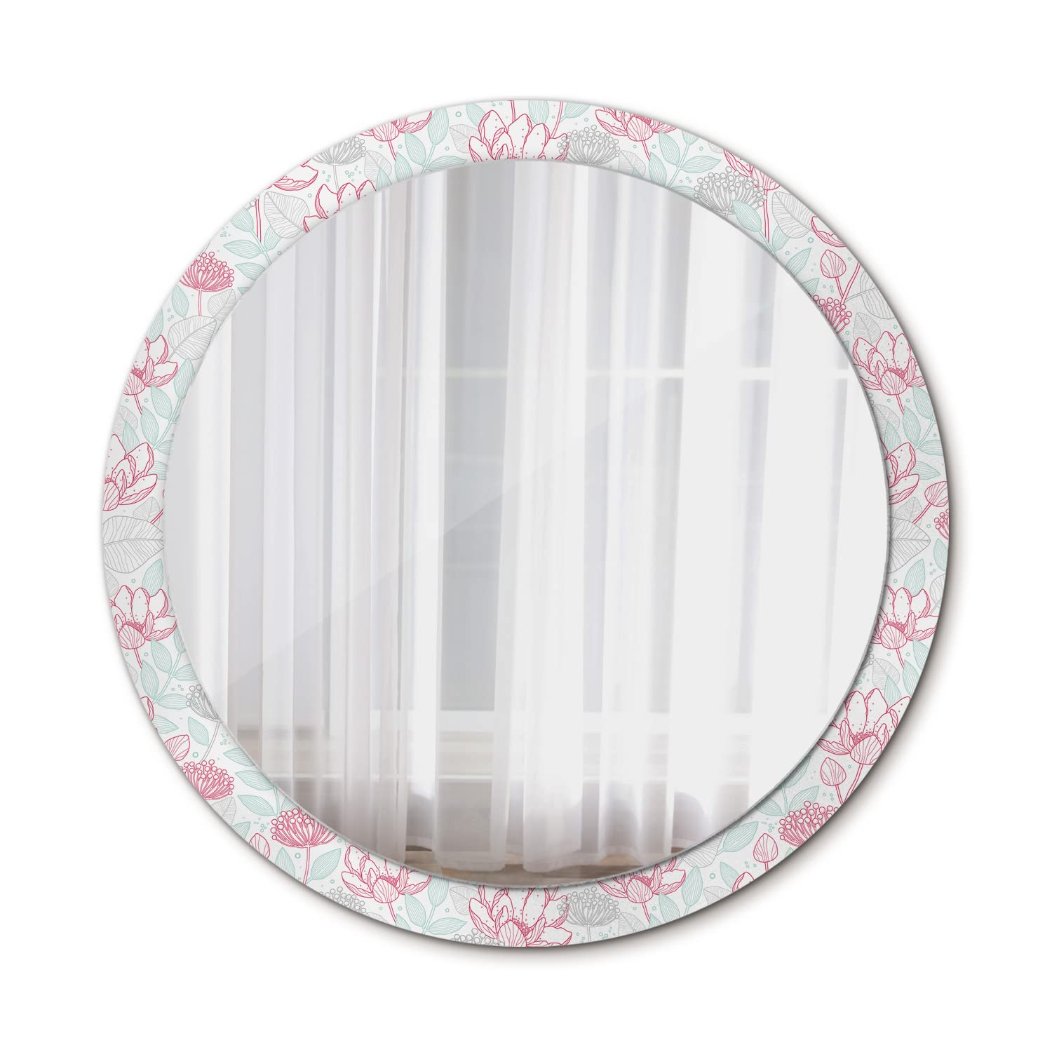 Miroir de salle de bains rond 100 cm idéal pour le maquillage quotidien