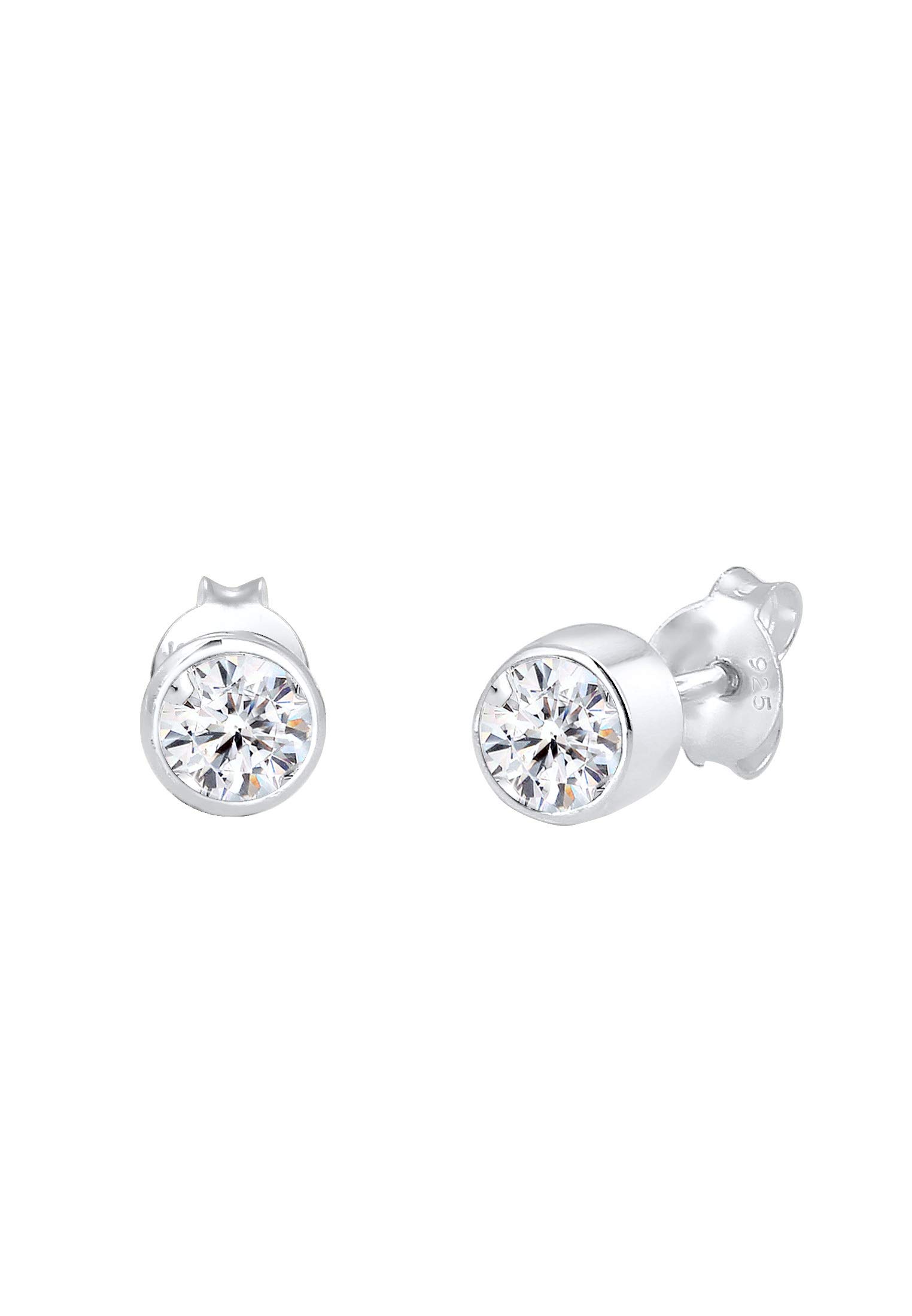 Elli Earrings Studs Basic Crystals 925 Sterling Silver