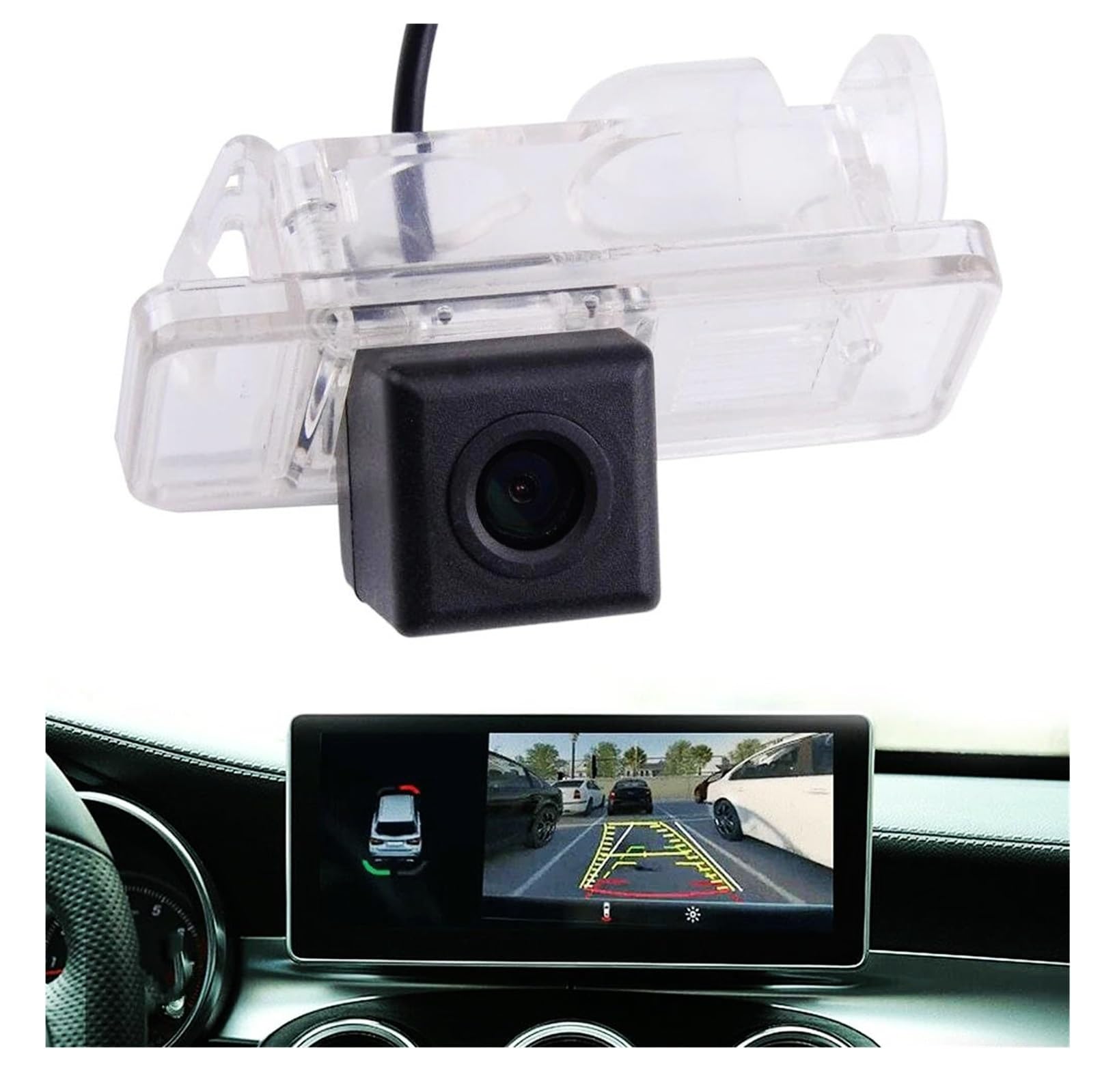 Cámara de visión Trasera para Aparcamiento automático para Benz CLS EC W203 W211 W219 Cámara Marcha Atrás Coche