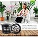 5 inch Net Pots Heavy Duty Round Cups Wide Rim Design - Orchids • Aquaponics • Aquaculture • Hydroponics Slotted Mesh (Cz All Star 10 Black Pots)
