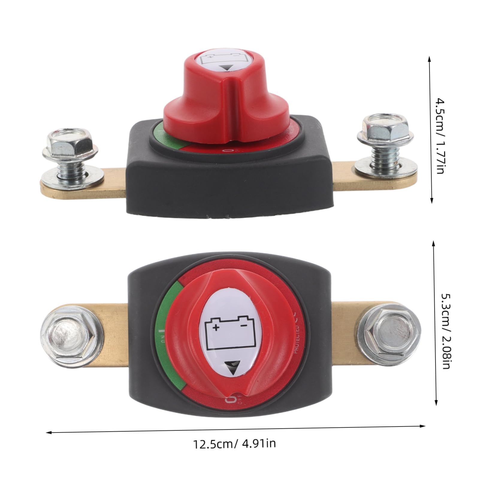 Gatuida Battery Isolator Switch High Ampere Car Battery Disconnect Quick Disconnect for