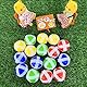 20 Stück Klettball, Kinder Darts Erstaz Bälle, Wurf Spiel Scheibe Ersatzbälle, für Drinnen Draußen Kinder Erwachsene Party Klett Klettspiel