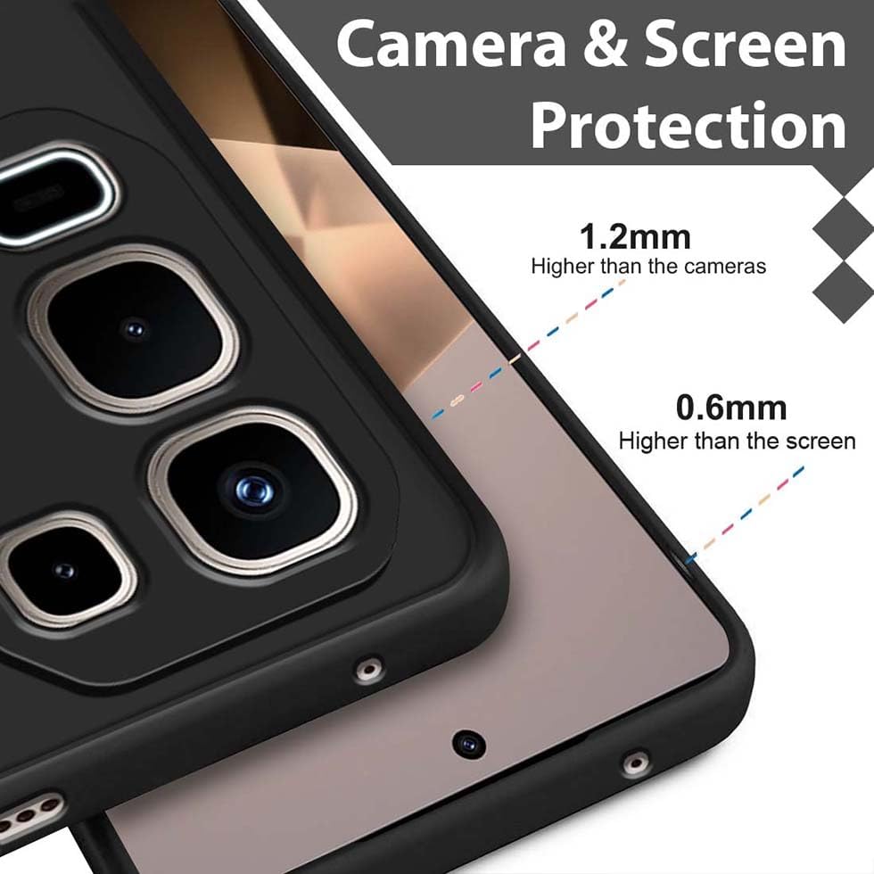 TELECASE Silicone Case for Infinix Note 50s Black - Image 4