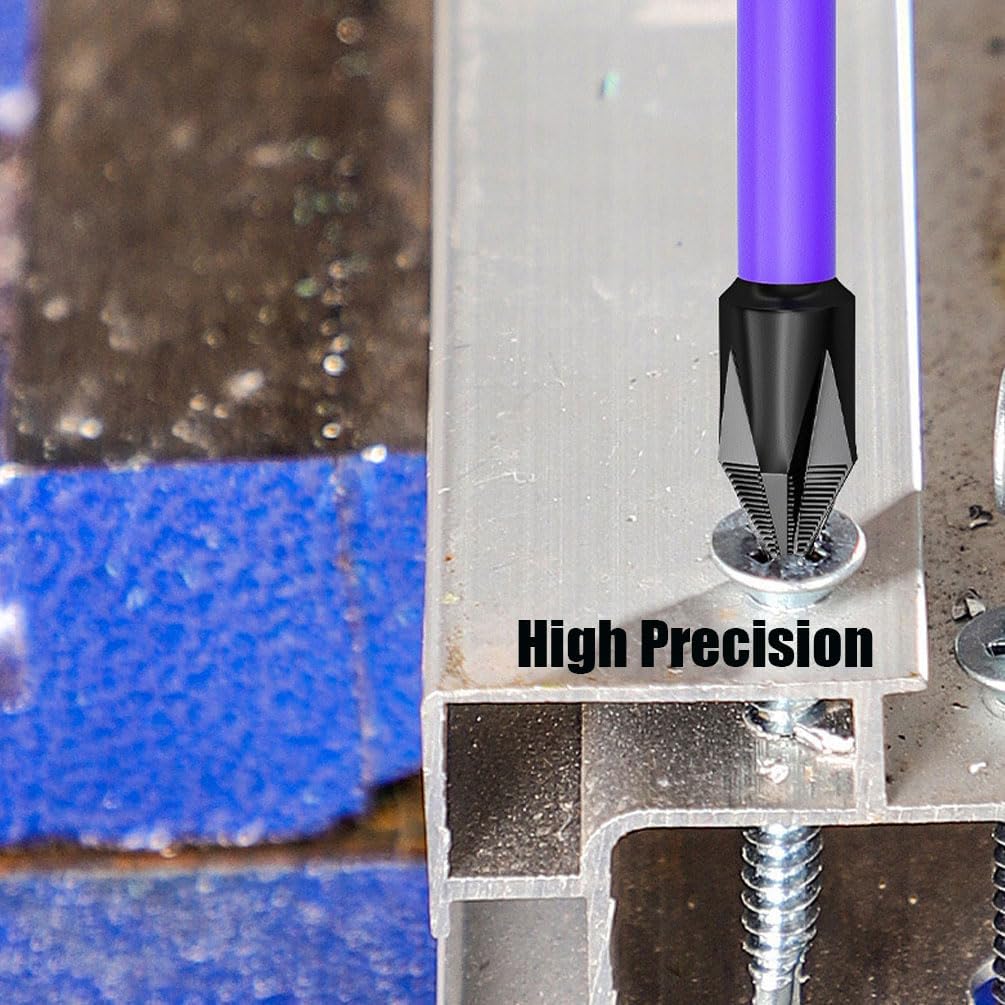 Generic Ailsion Screwdriver Bits, 6Pcs/Set D1 Magnetic Screwdriver Bits Anti-Slip and Shock-Proof,High Hardness and Strong Magnetic Bit