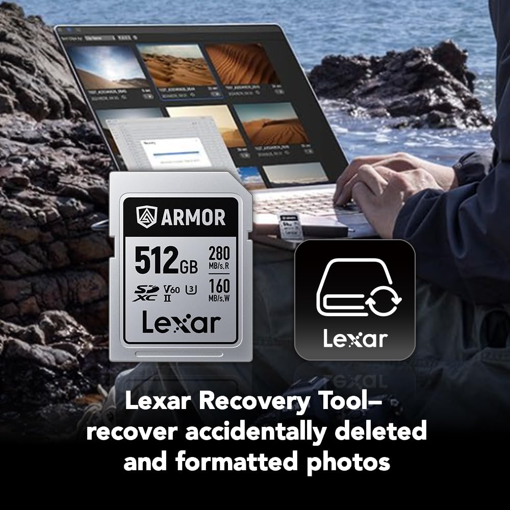 Lexar 128GB (2-Pack) Professional 1667x SD Card, UHS-II, C10, U3, V60, Full HD, 4K, Up To 250MB/s Read SDXC Memory Card, for Professional Photographer, Videographer, Enthusiast (LSD128CBNA16672): Single 280MB/s 512GB