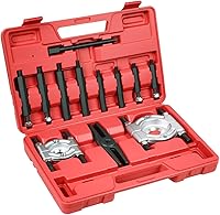 Vista 1 de DAYUAN Juego de 12 extractores separadores de rodamientos, resistente capacidad de 5 toneladas, kit de extractor de rodamientos de 2" y 3