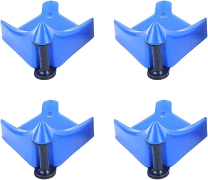 Shkalacar Car Hose Guides, 4 Pcs Tire Hose Roller for Car Washing, Hose Guides Tire Car Plastic Wash Tool Preventing Snagging