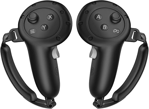 Doohoeek Funda de agarre para controladores compatible con accesorios Meta Quest 3Oculus Quest 3, funda de agarre Slicone funda protectora