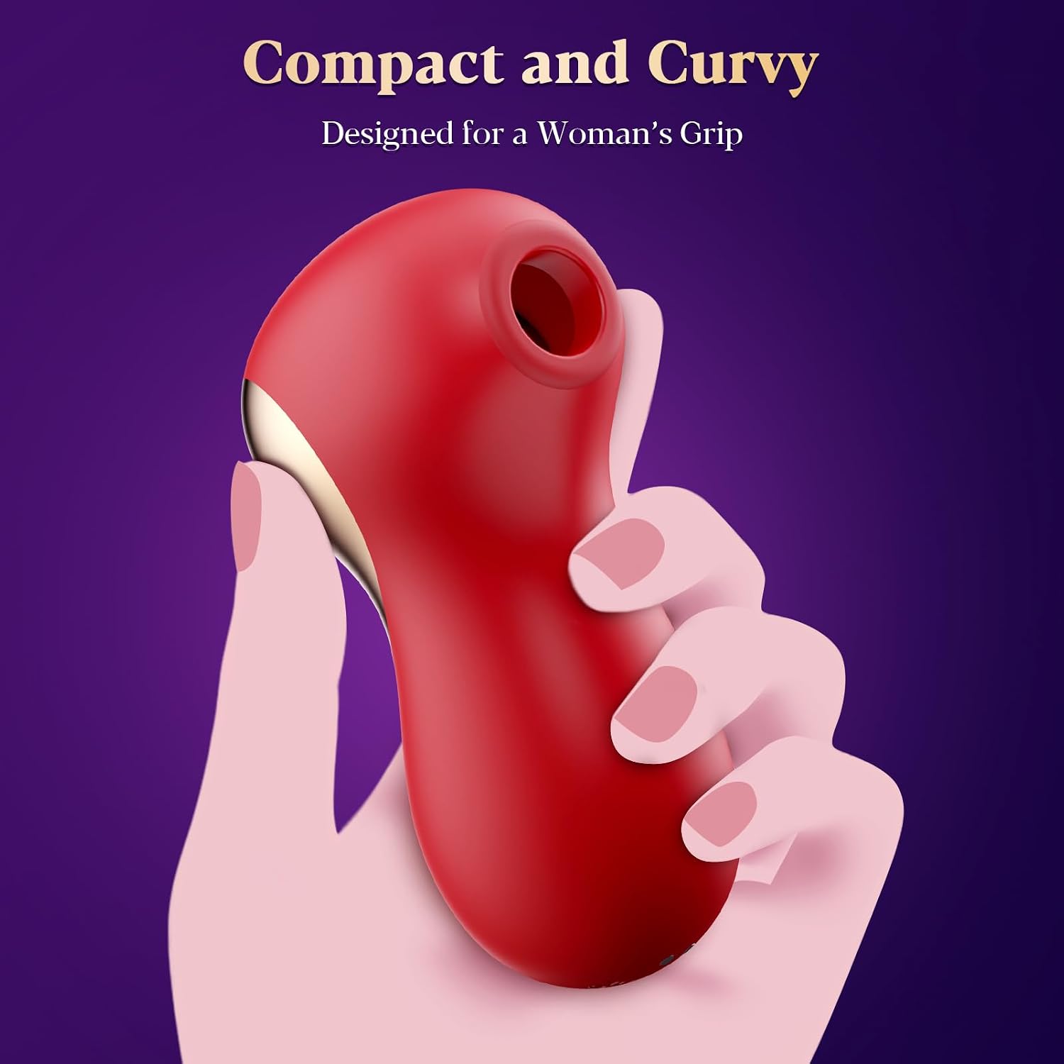 Sucking Vibrator Adult Sex Toys for Women - Clitoral Stimulator with 7 Suction Modes, Waterproof Adult Toys for Female Pleasure, Rose Sucking Toy & Nipple Sucker for Couples