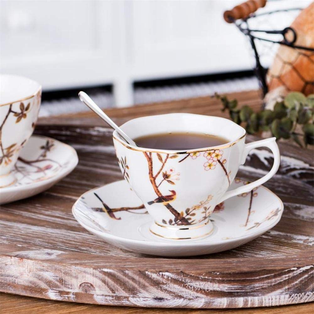 Service à thé en porcelaine fine tasse et soucoupe en céramique de haute qualité