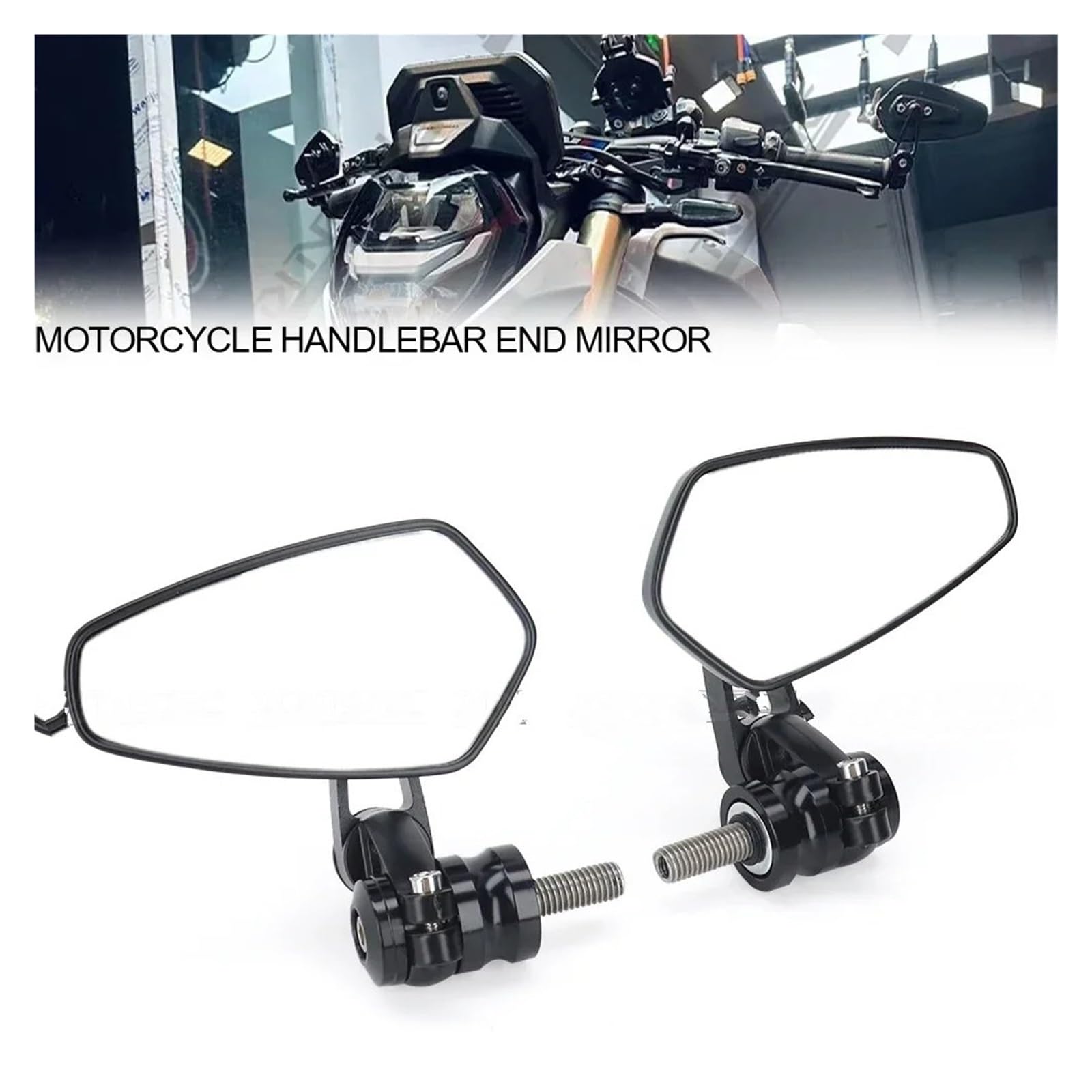 Rétroviseur Moto BMW S1000RR 2022-2024 - Noir CNC Réglable