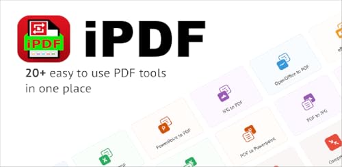 iPDF - PDF Reader & Converter to Image, Word, Excel, zip, Text, .. and more - PDF Editor - PDF merge