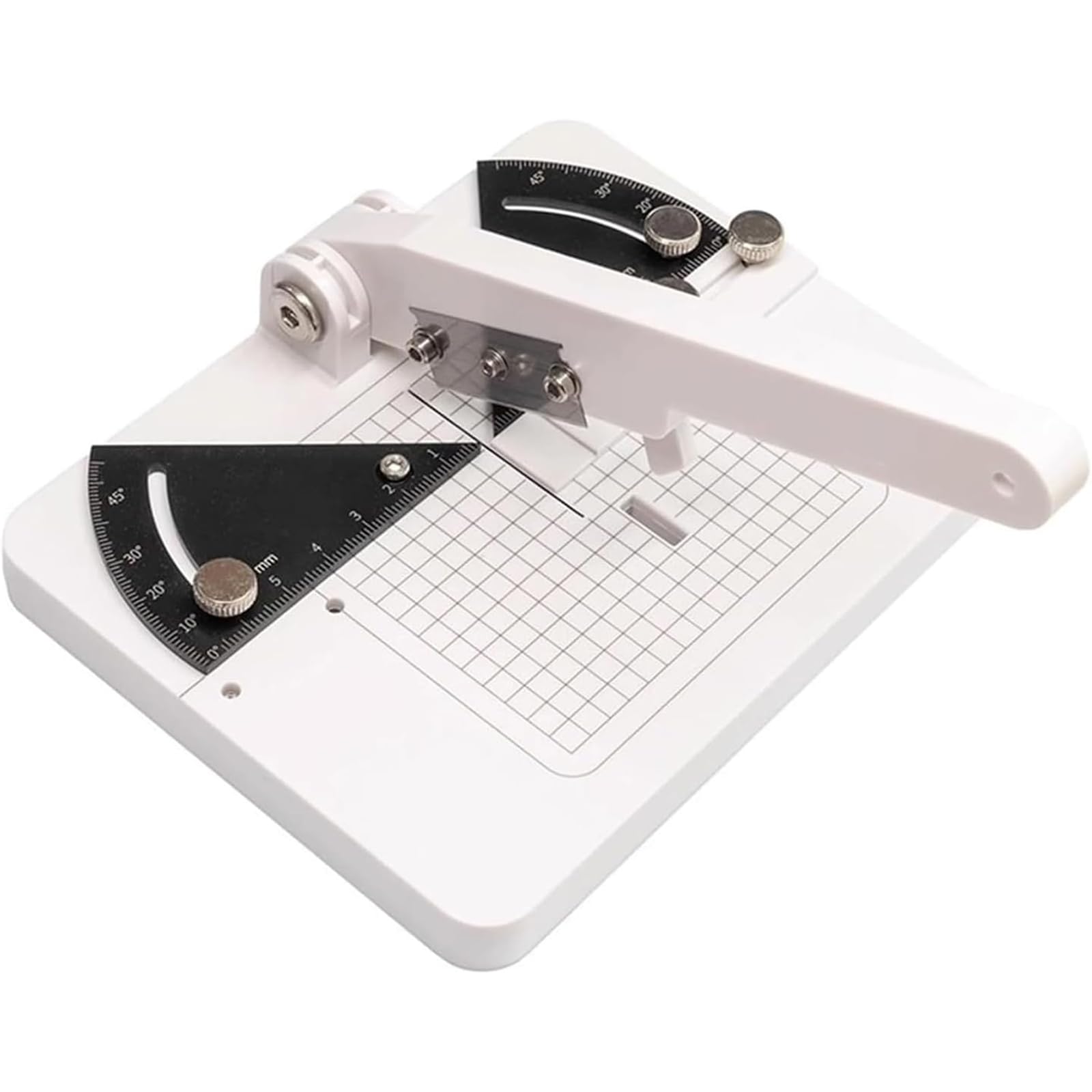 Lysdianpu Manual Model Angle Cutter, Ship Hull Wood Strip Cutting Machine, Angle Adjustable 0-45°, Blade Thickness 0.23Mm, Comes With Hand Guard, Sailboat Deck Angle Slicer For Wood Model Building Too