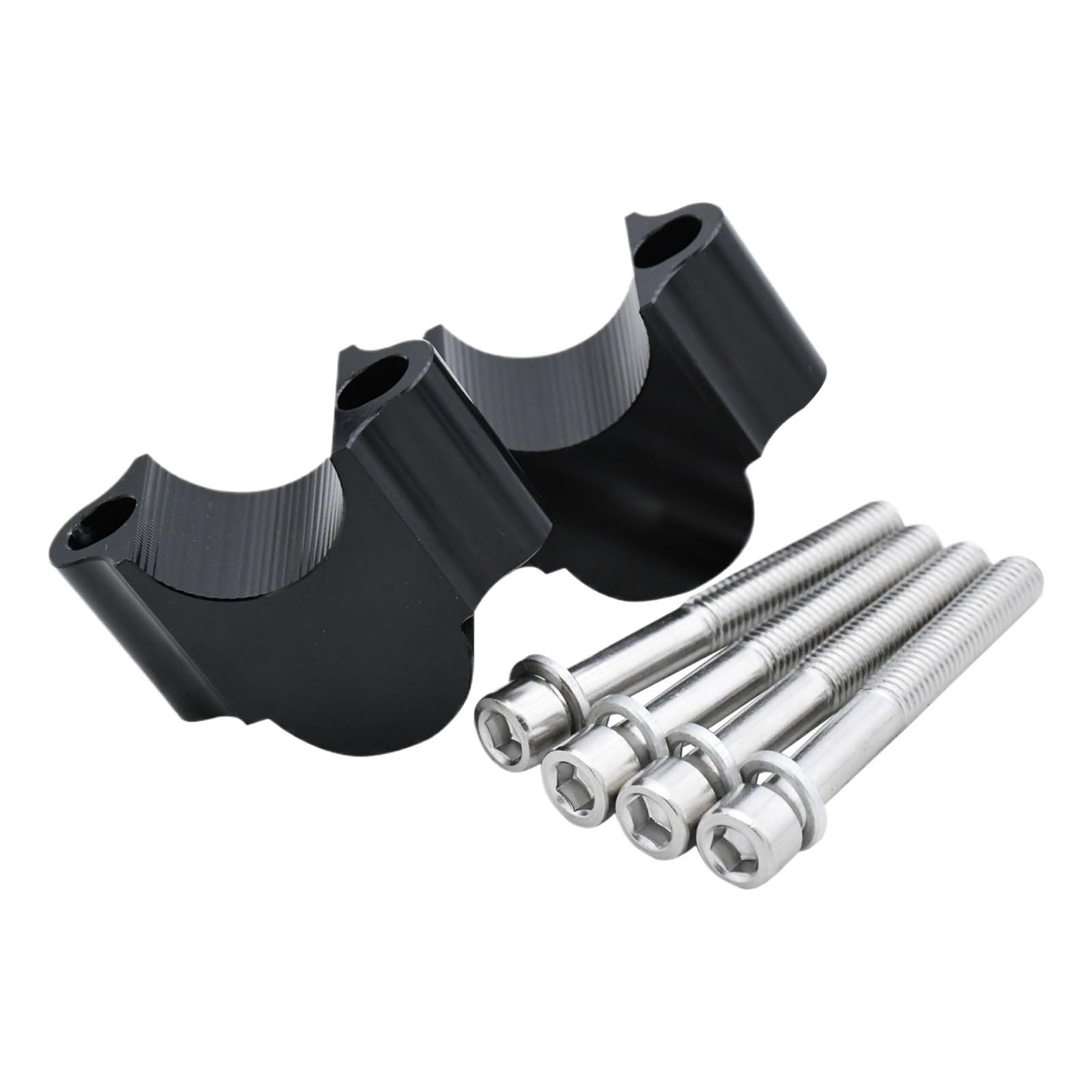 VNSMM Motorcycle Handlebar Risers Clamp Mounting Mount Riser CNC Fit For Honda CB650R CB500X CB500F CB1000R(28mm Black)
