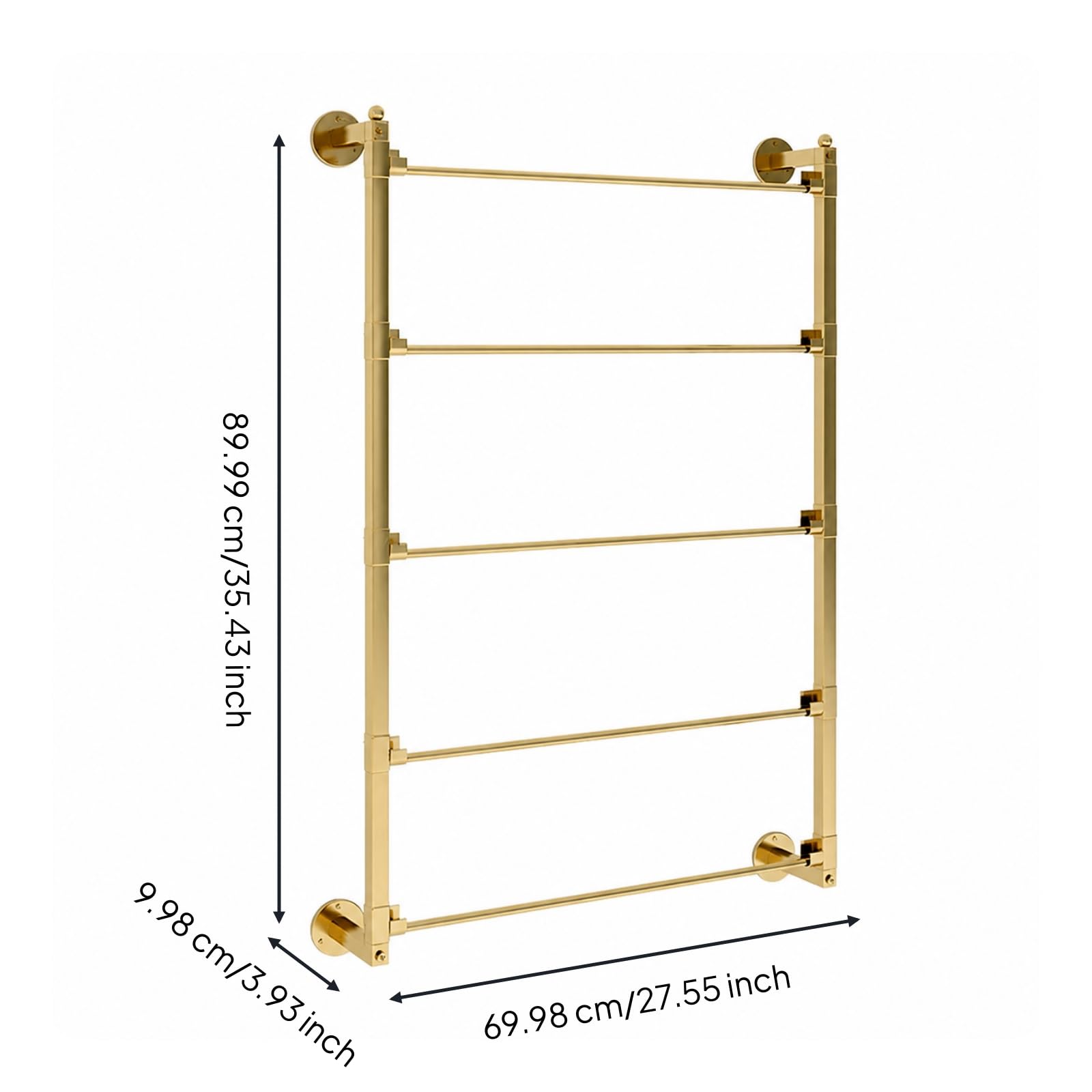 Rastrelliera Espositiva a Set Livelli Scaffale da Metallo Rinforzato Scaffalatura per Casa