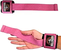 Strap Com Munhequeira Musculação Academia Grip - Vem O Par
