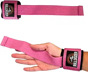 Strap Com Munhequeira Musculação Academia Grip - Vem O Par