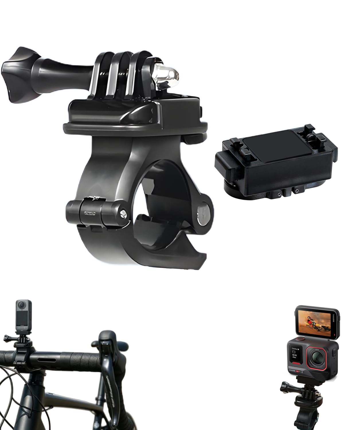 Supporto per Manubrio Insta360 X5/X4 per Bici Supporto per Manubrio Insta360 X5/X4 per Bici