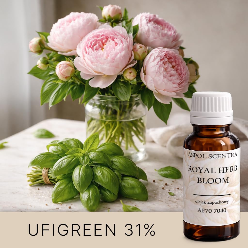 Königliche Kräuterblüte Duftöl für Kerzen – 1 Liter