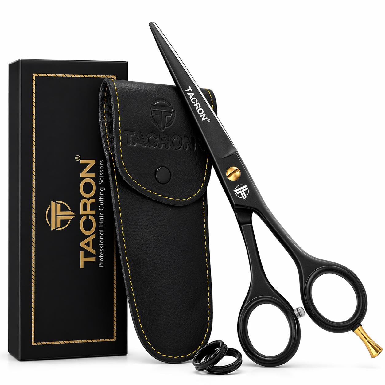 Professional Hair Scissors 6.5 Inch - Premium High Carbon Stainless Steel - Ergonomic Design Ultra Sharp Hair cutting Scissors Blades - Barber Salon Hair Shears for Haircut Scissors