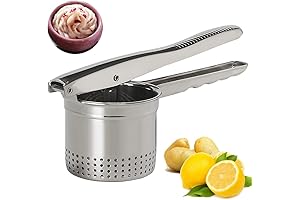 Versatile Stainless Steel Vegetable Squeezer and Masher for Effortless Food Preparation