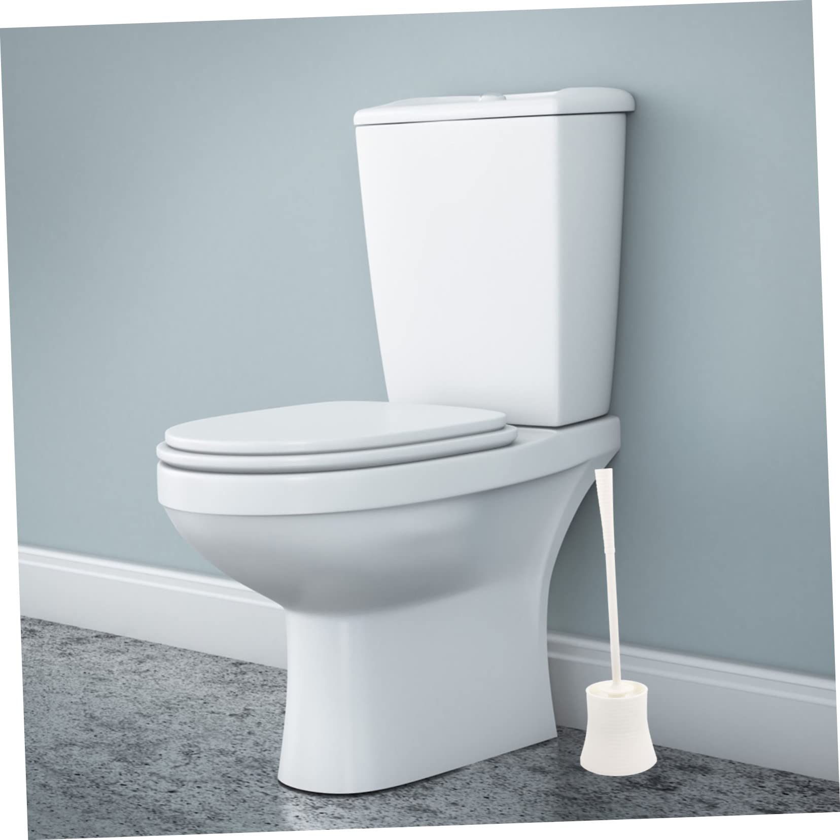 Beavorty 2 Set di Spazzole con Manico Ergonomico Spazzola per La Pulizia del Bagno Setole Morbide Facile da Riporre