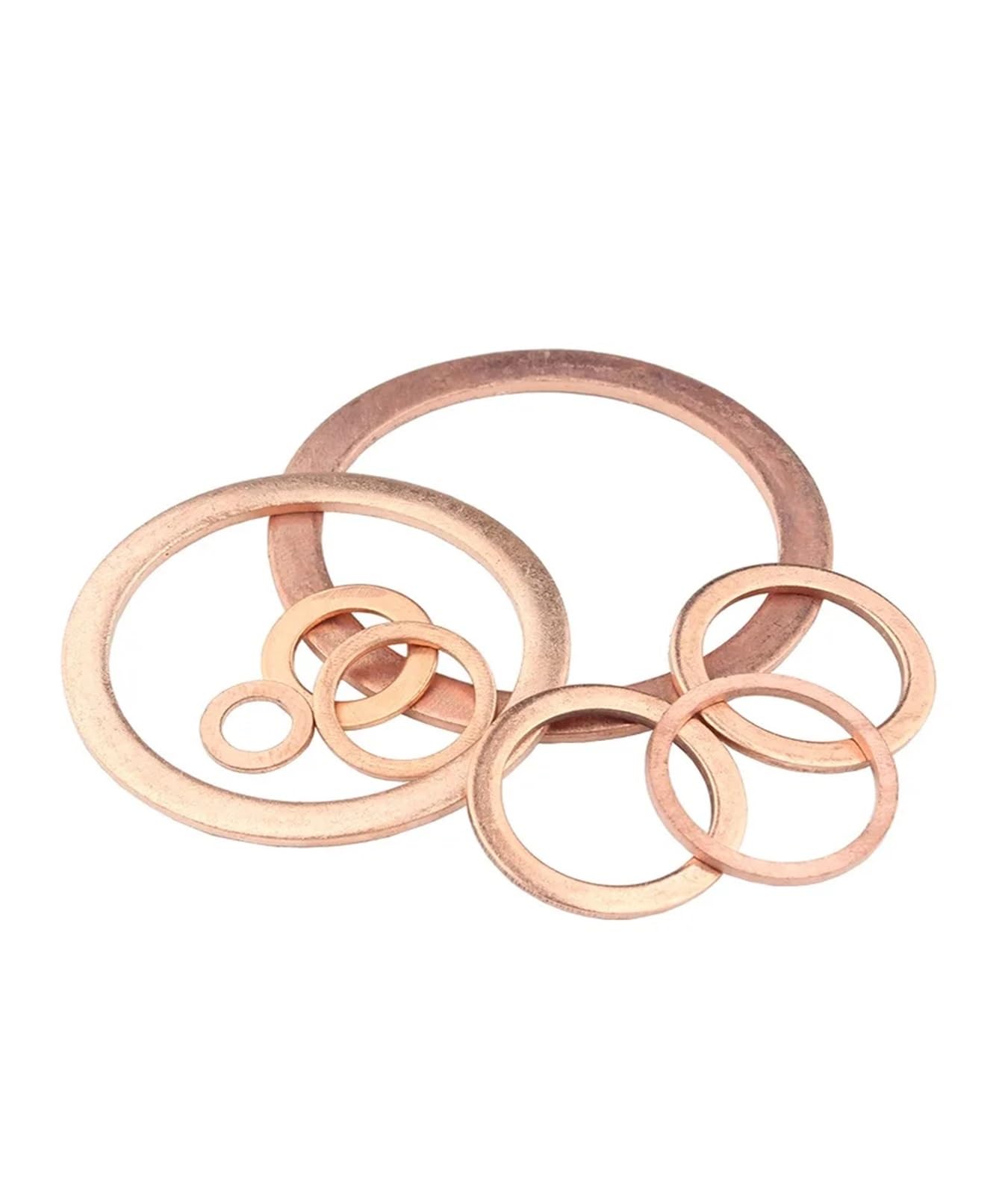 Rondelle di Rame, M5 M6 M8 M10 M12 M14 M16 Rondella di Tenuta in Rame Rosso for Barche Rondelle di Guarnizione Piatte(M6x12x1(30pcs))