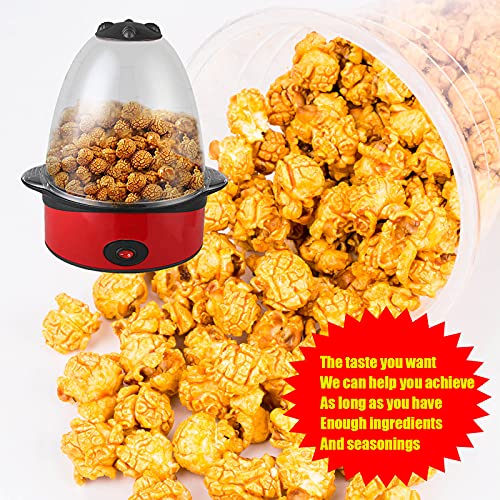 Huishoudelijke popcornmachine, kleine elektrische popcornmachine, eenvoudig en snel, maak popcorn samen met olie, suiker… - Image 6