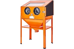 VEVOR 60 Gallon Sandblaster with Stand - 40-120PSI Abrasive Blasting Cabinet