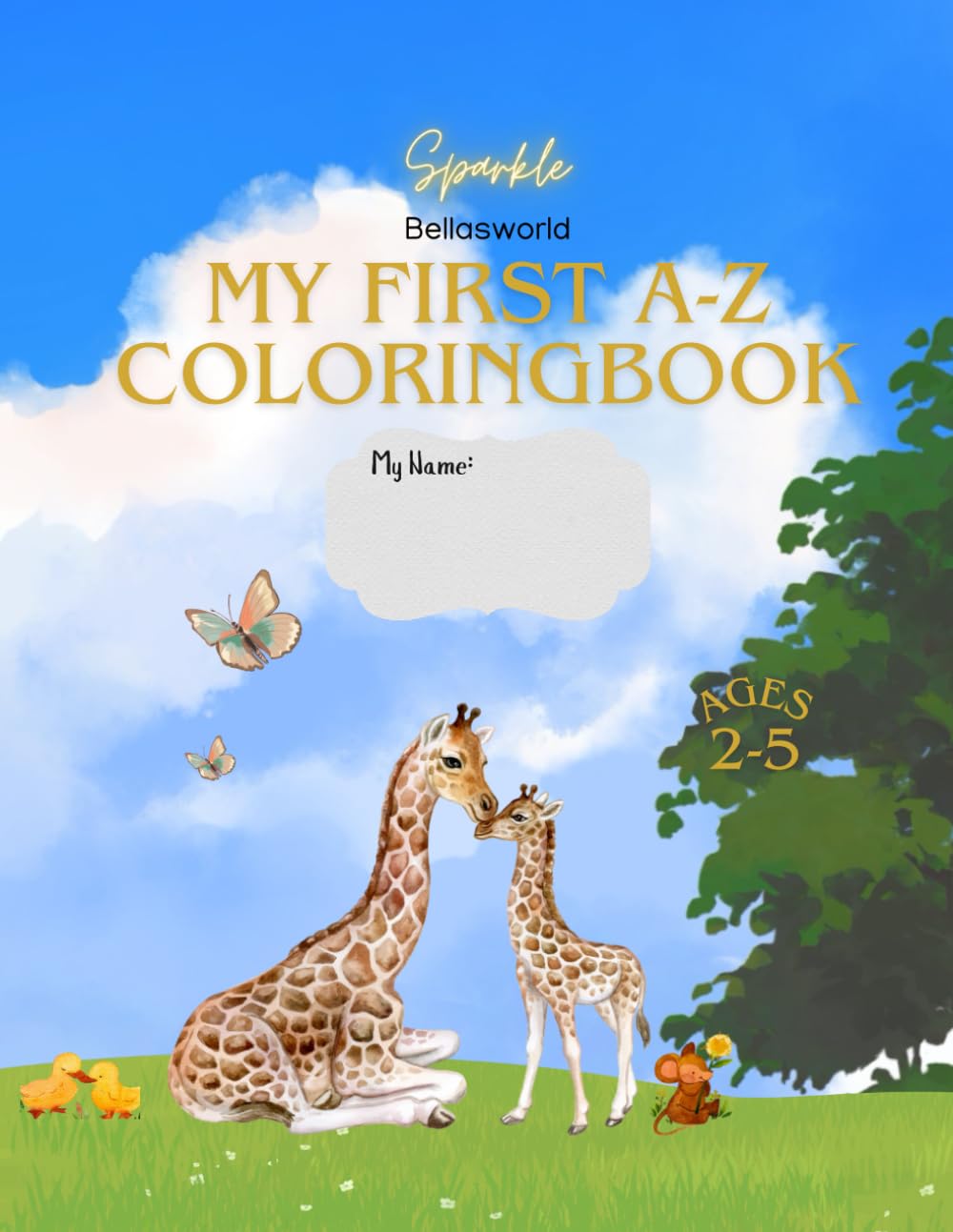 My First A-Z Coloring Book