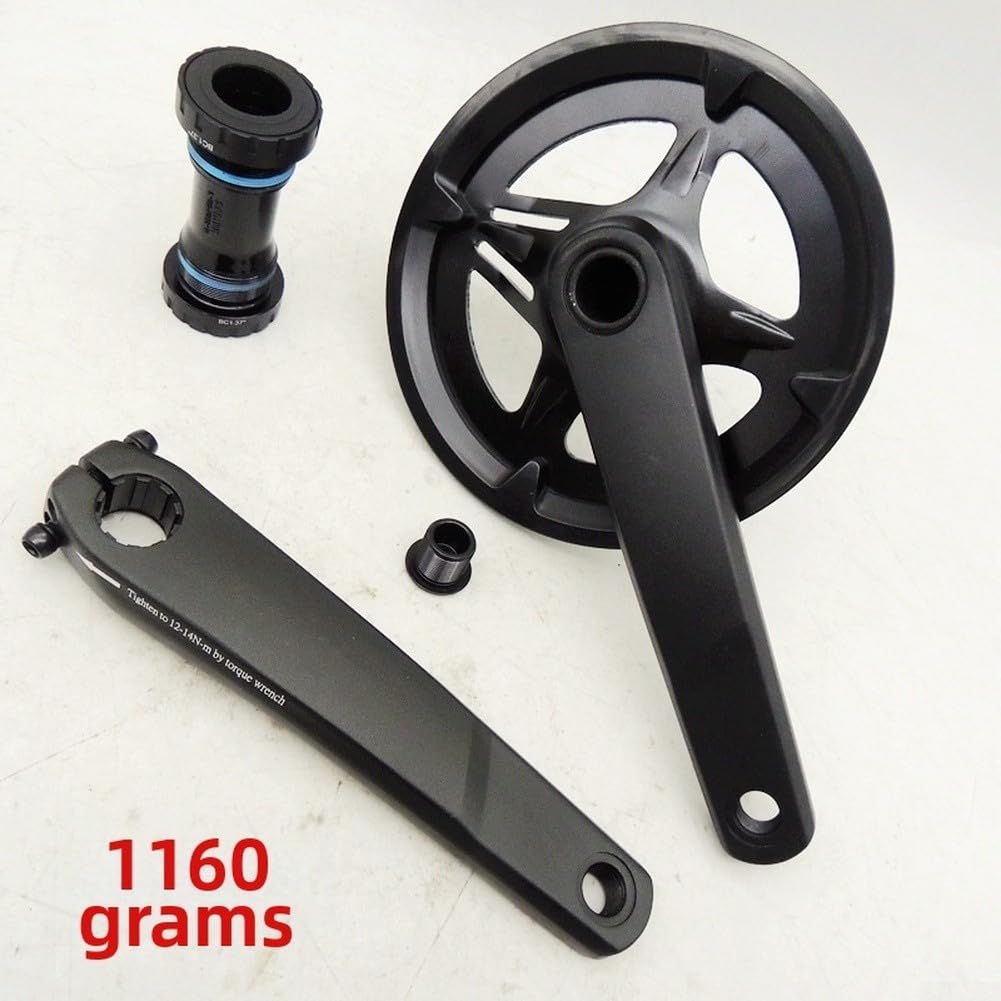 175-mm-MTB-Kurbelgarnitur aus Aluminiumlegierung mit 40-Zahn-Narrow-Wide-Kettenblatt, optimiert für HOLLOWTECH II-Kompatibilität