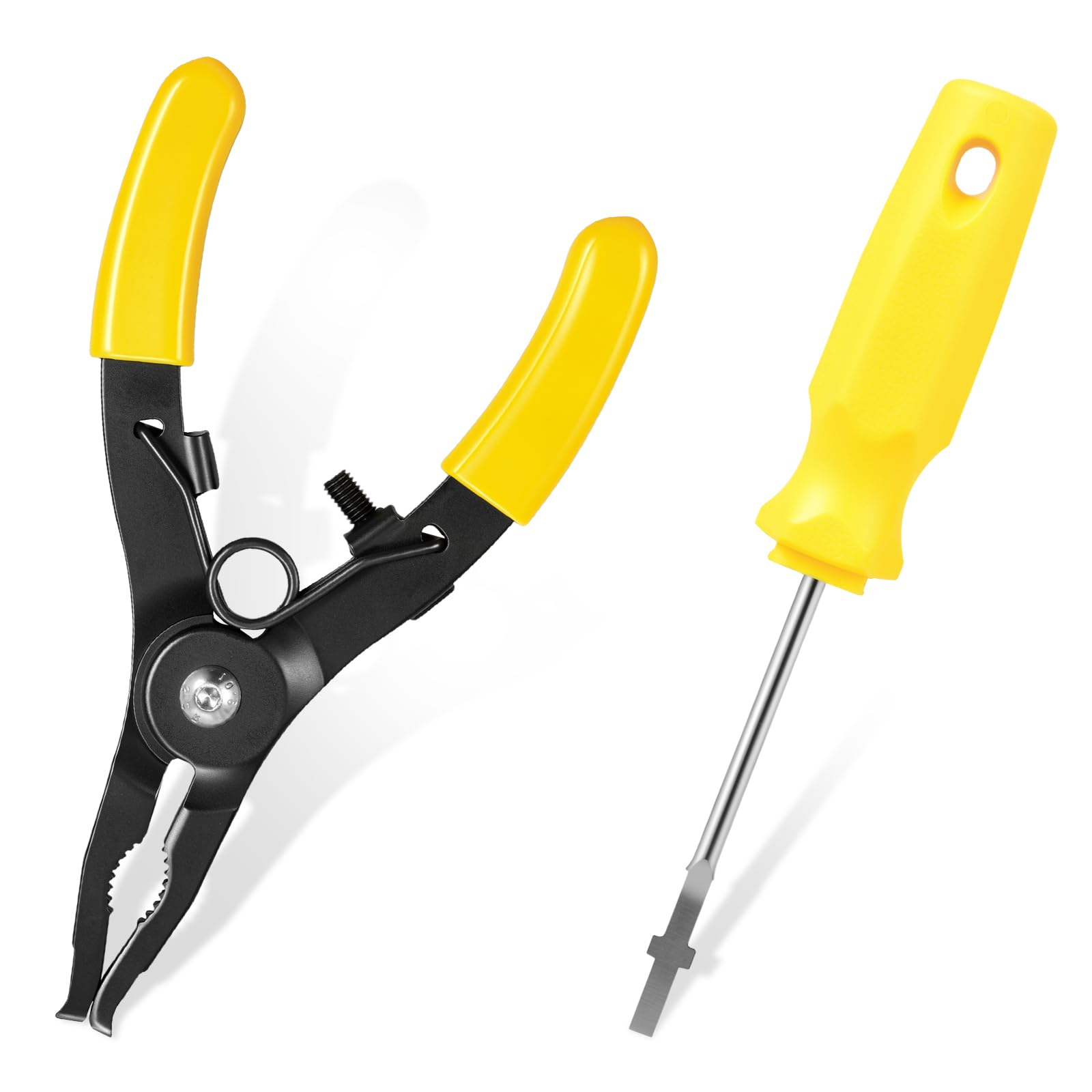 2 Pcs Sprinkler Head Adjustment Tool Kit Compatible with Most Brands with Rotor Adjustment Screwdriver and Sprinkler Head Pull Up Tool