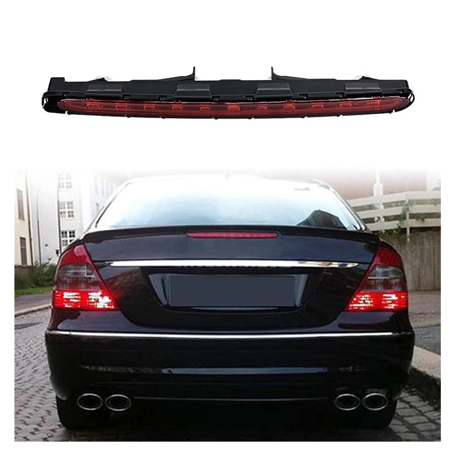 Luz Freno LED Para Parachoques Trasero Coche Trasera Para Mercedes Para Benz W211 Clase E E260 E300 E320 2003 2004 2005 2006 Luces De Freno Traseras