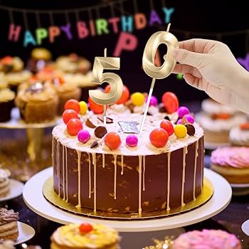 バースデーキャンドル Amazon.co.jp: 50歳の誕生日キャンドル ケーキ用 誕生日番号