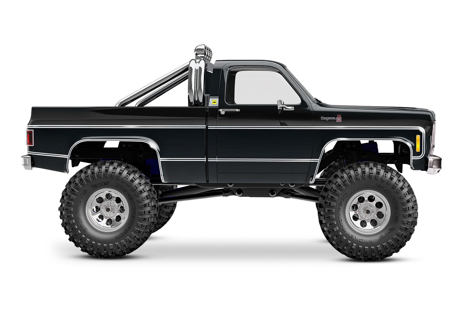 TRAXXAS TRX-4M CHEVROLET K10 1:18 czarna, kompaktowa ładowarka, samochód, dziecko, dzieci (unisex)