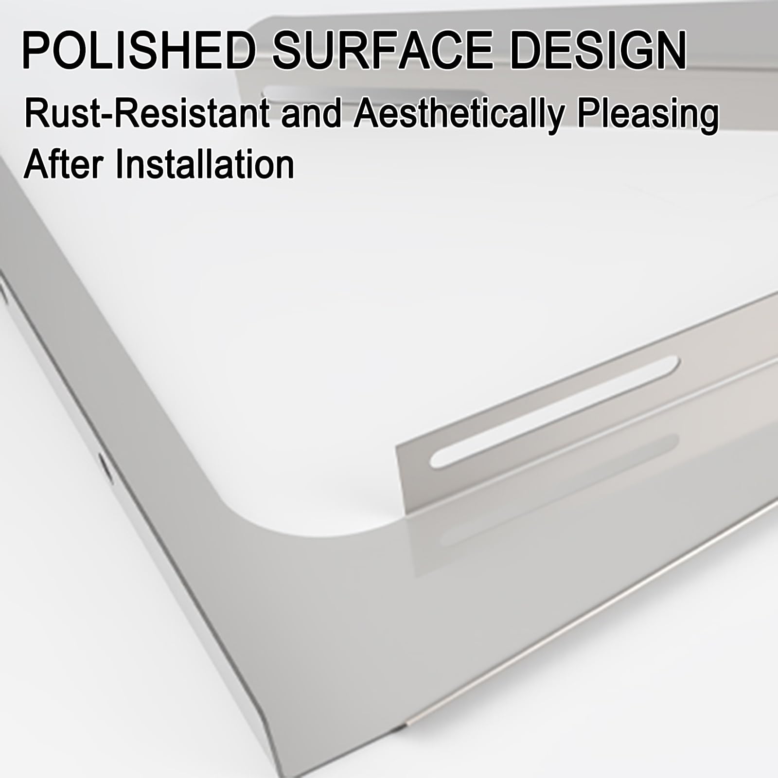 Staffe Condizionatore Esterno Acciaio Inossidabile, Staffe per Condizionatore Esterno, per Condizionatori Split o Condensatori, Supporta 300 Kg(45x40cm/18x16in)