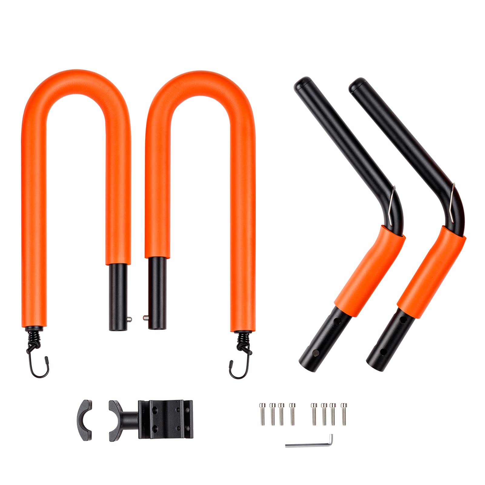 Shkalacar Soporte para Tabla de Surf para Bicicletas, Estantes Compatibles con Tablas Cortas Longboards Paddleboards