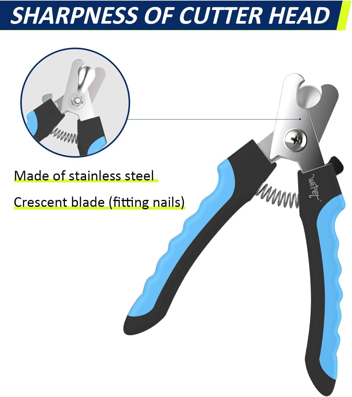 WePet grickalica za nokte, sigurnosni graničnik