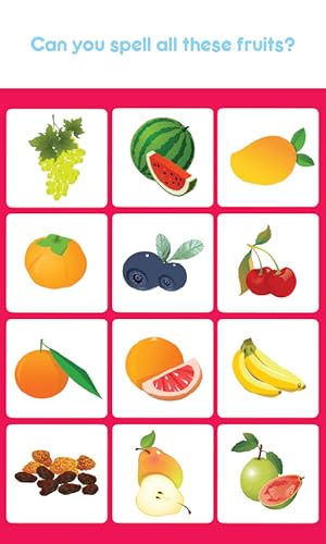 Kids Spell & Learn Fruits - Free