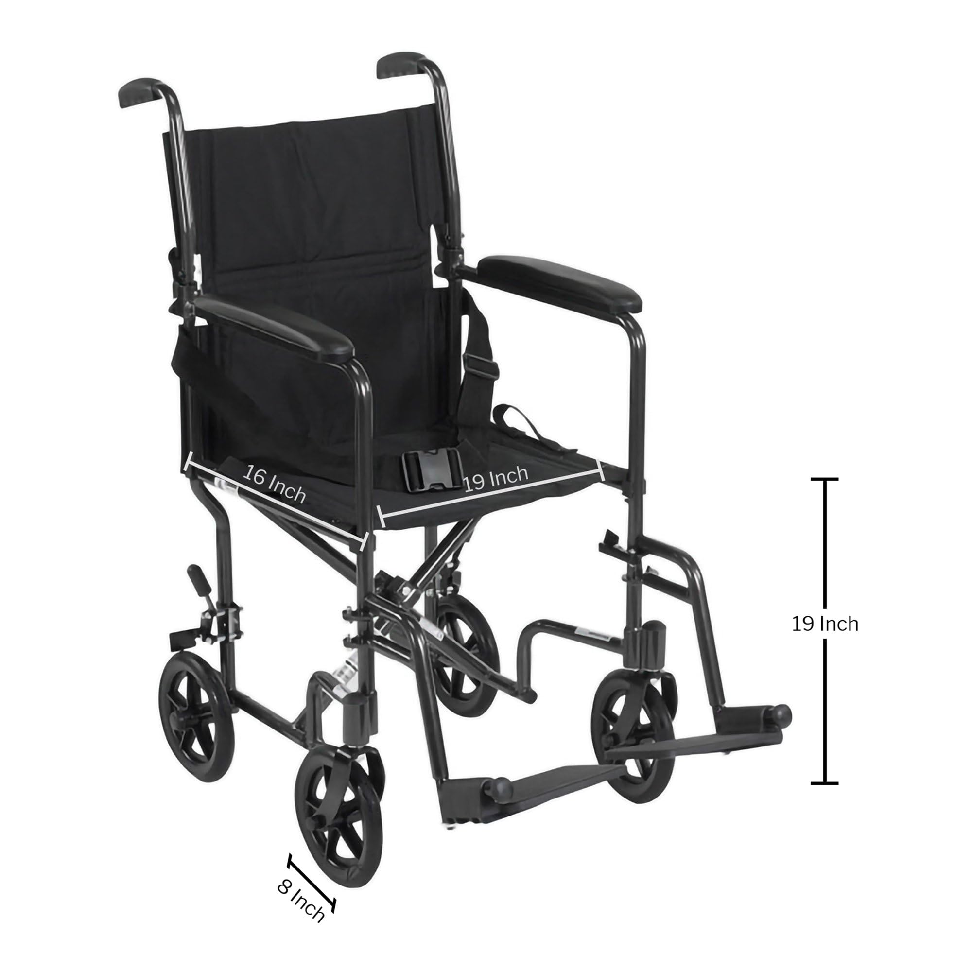Amazon.com: McKesson Transport Chair - Lightweight, Foldable