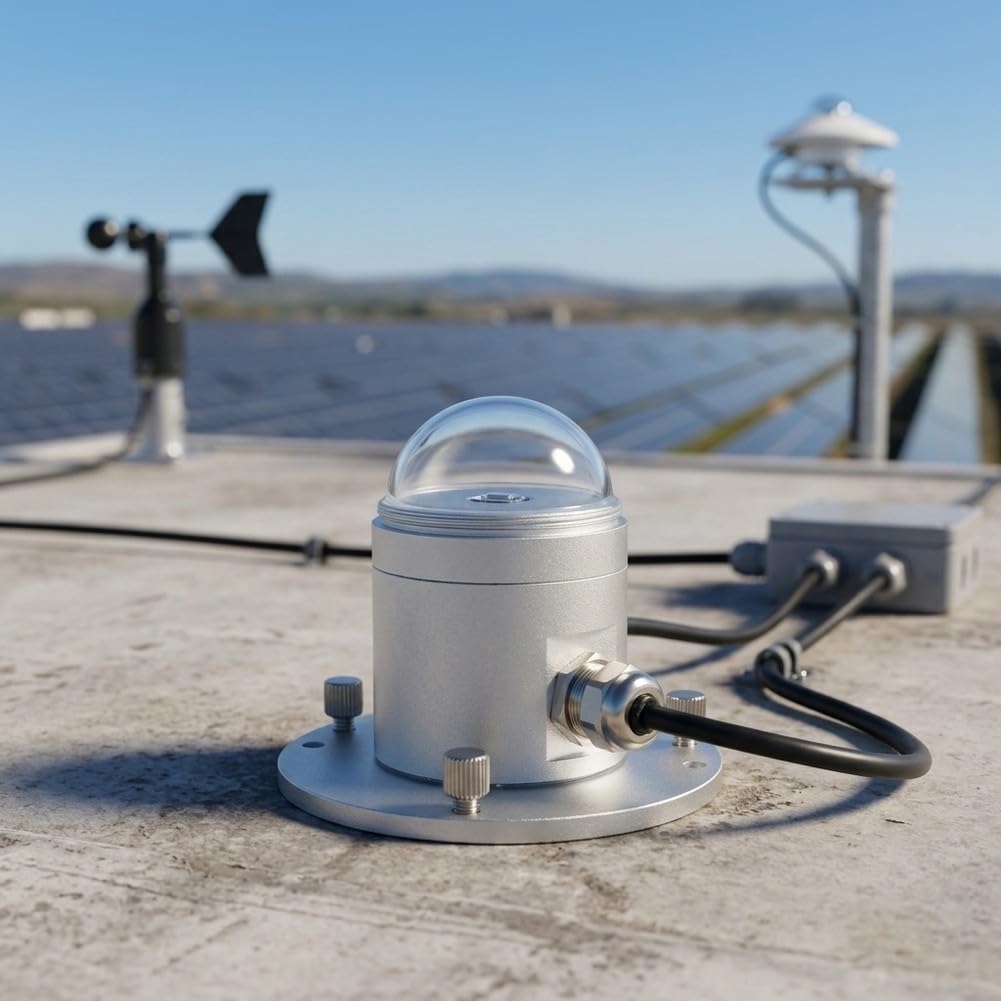 Sensor de radiación solar total 0-10V 0-5V RS485 para exteriores