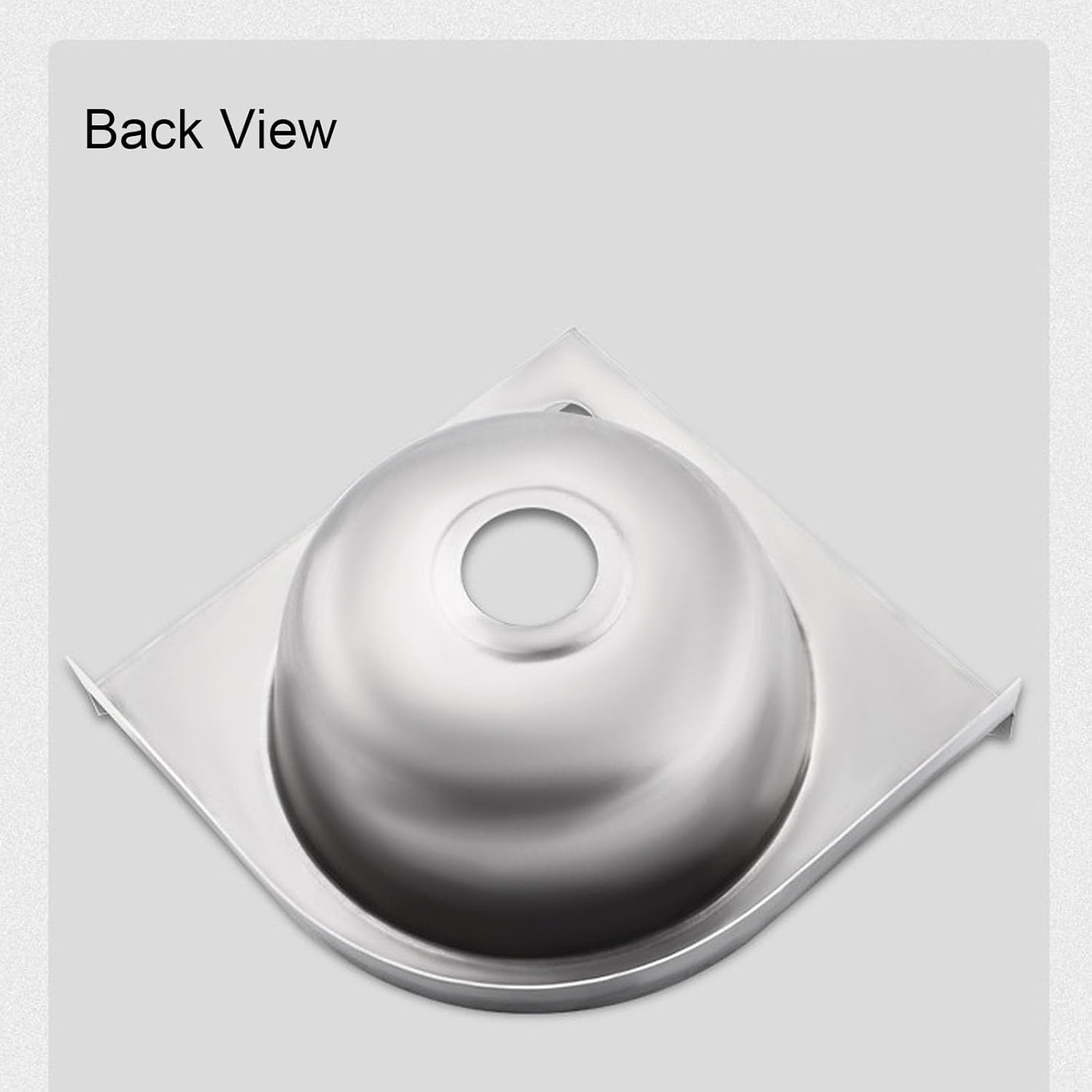 Stainless Steel RV Sink, Rv Kitchen Sink with Faucet Complete Plumbing Kit, Space Saving Camper van Sink, for Trailer, Marine 14.6x12.6x5.3in