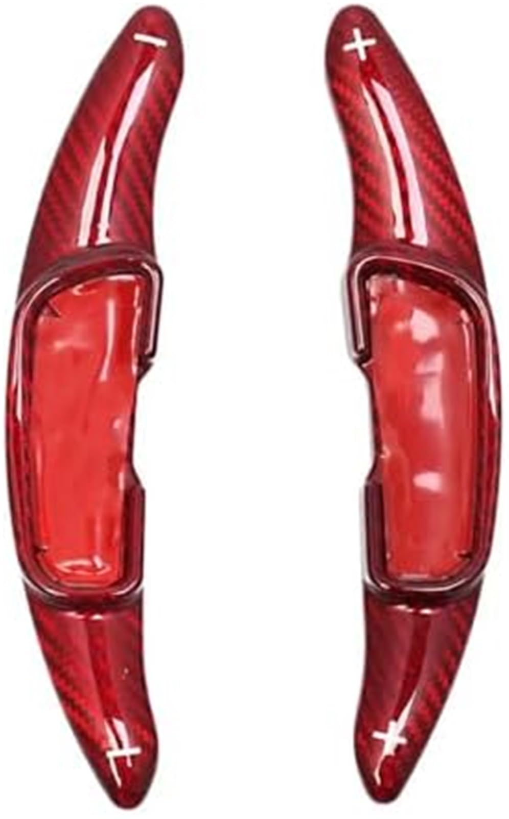 Demulax Red Shifter Extension Paddles, For Mazda 3 6 Cx 3 Cx4 Cx 5 Mx 5 Steering Wheel Paddle Shift Parts Vehicle Transmission Paddle Blade(Red)