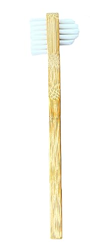 Instant Smile Cepillo de limpieza para electrodomésticos dentales, cepillo de dientes de bambú con cerdas firmes para eliminar manchas, cepillo de