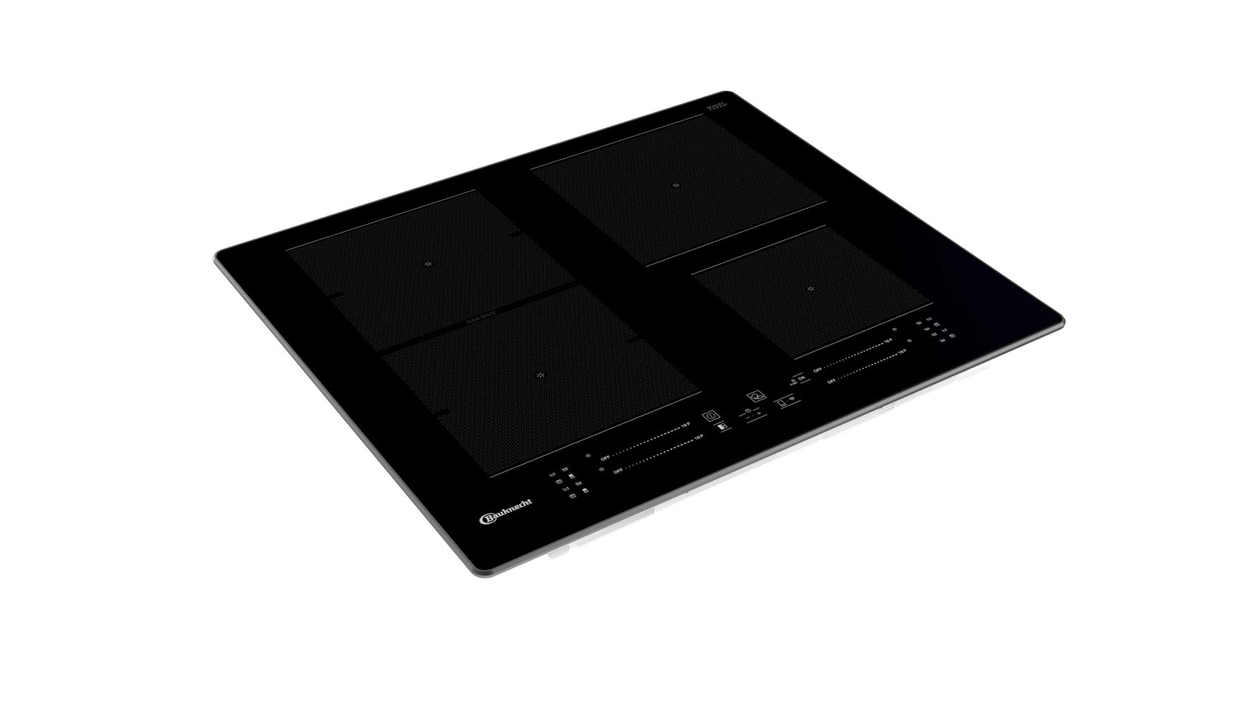 Bauknecht BAKO CONNECTIVITY Backofen-Kochfeld Kombination/Induktionskochfeld (60cm)/ Heißluft/HomeNet App/DiamondClean – hydrolytische Reinigungsfunktion/My Menu/Backauszug auf 3 Ebenen