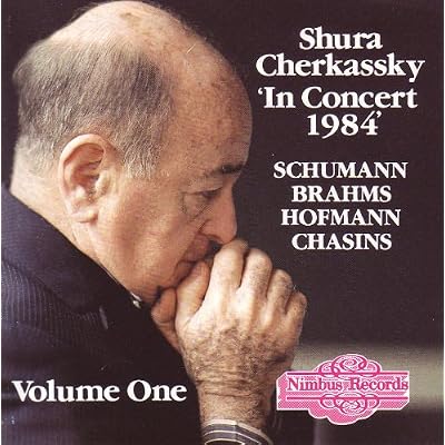 Shura Cherkassky in concert 1984 vol.1 Studio sinfonico op 13 n.1 > n.12 (1834) Variazioni su tema di Paganini op 35 (1862 63) Kaleidoscope op 40 n.4 Rush hour in Honk Kong op 6