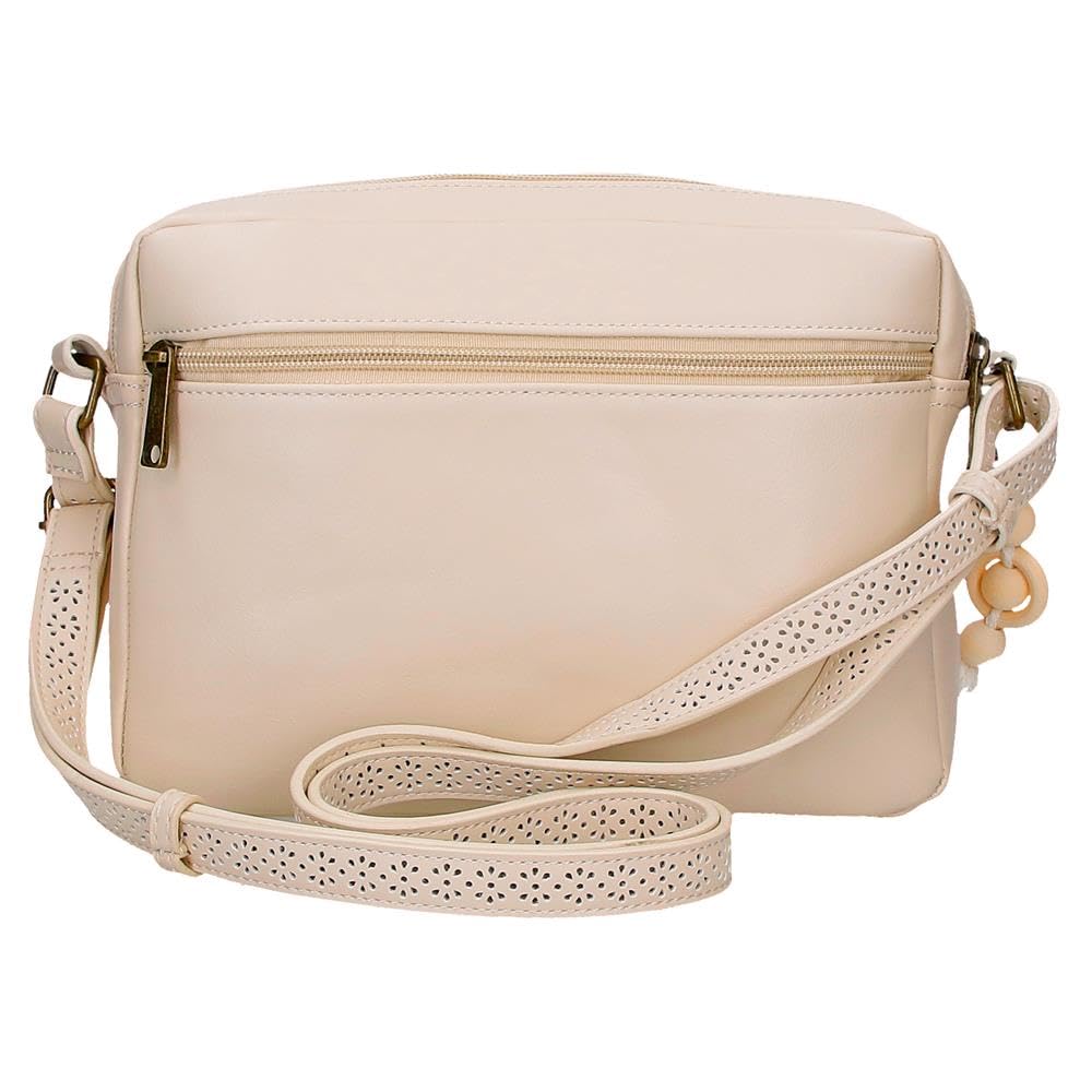 Pepe Jeans Clara mochila, Bolso, bandolera Beige, rosa cms Poliéster y PU by Joumma Bags