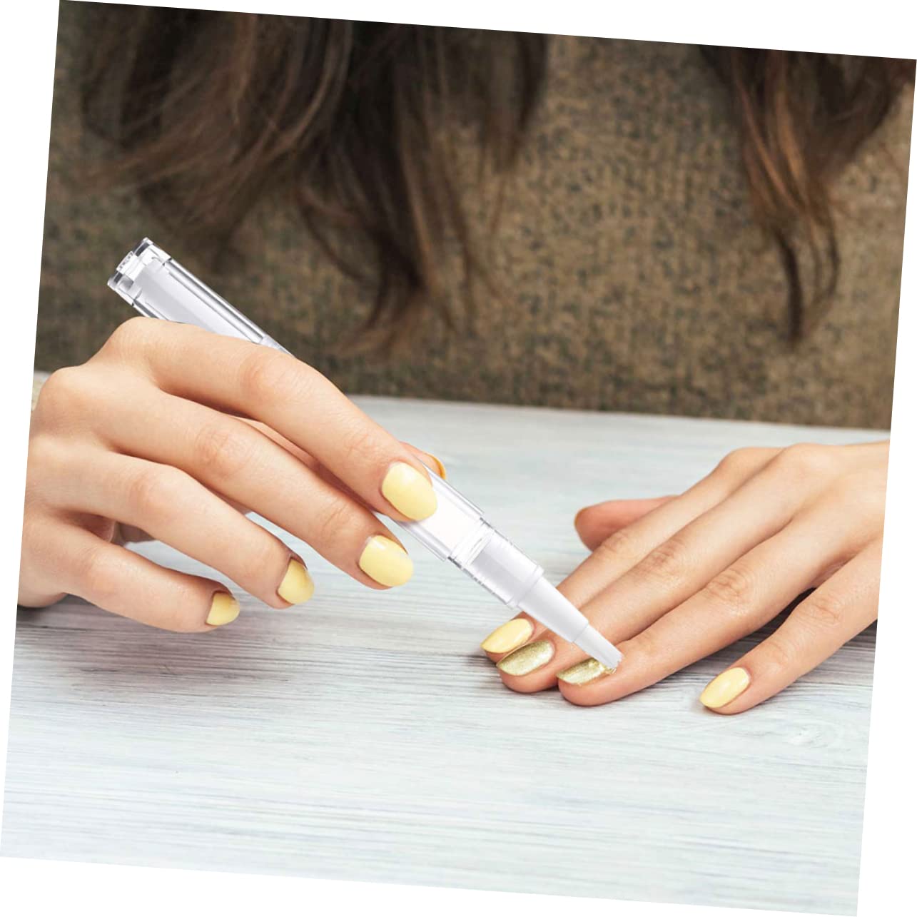 36 unidades de envases transparentes para uñas, maquillaje, brillo de labios, brillo de labios, lápiz de embalaje para nutrición de uñas, aceite transparente, nutrición de uñas, bolígrafos de aceite